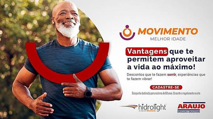 Clube Hidrolight com a Drogaria Araújo