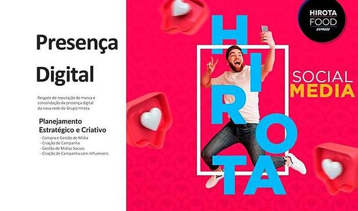Presença digital da rede