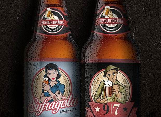 Cervejaria Revolucionária, Rótulos da linha